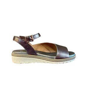 Women's Metallic Dorking: Espe Sandals